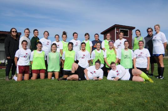 Jefferson Women's Soccer Alumni Come Back to Play