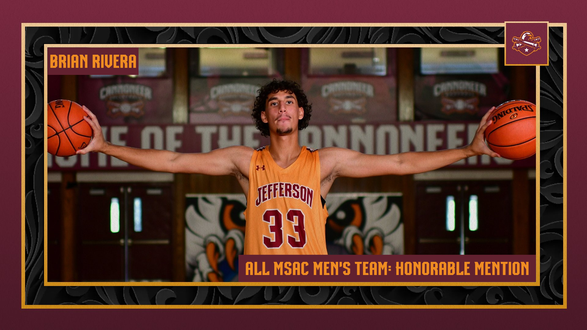 Rivera Named to the MSAC Men's Basketball All-Conference Team: Honorable Mention