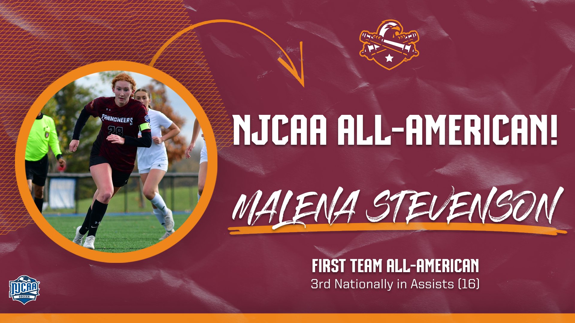 Malena Stevenson All-American 1st team