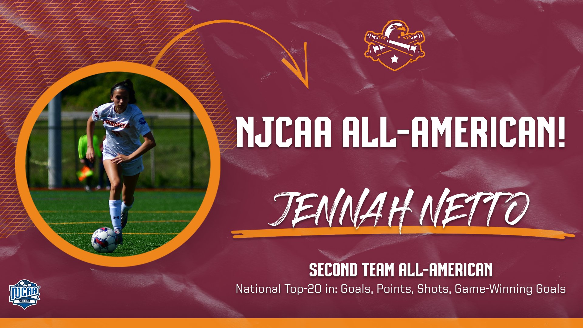 Jennah Netto All-American 2nd Team